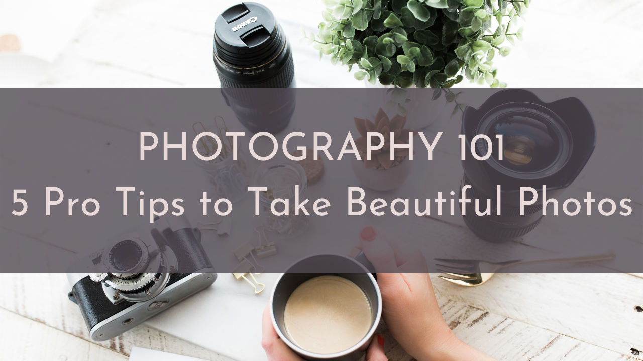 Photography 101 – 5 Pro Tips to Take Beautiful Photos